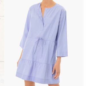 Pomander Place Blue Linen Dress